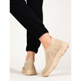 Bruna Shelovet-sportskor i textil för kvinnor 1