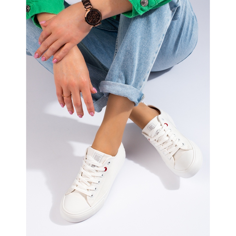 Big Star JJ274001 vita sneakers för kvinnor 2