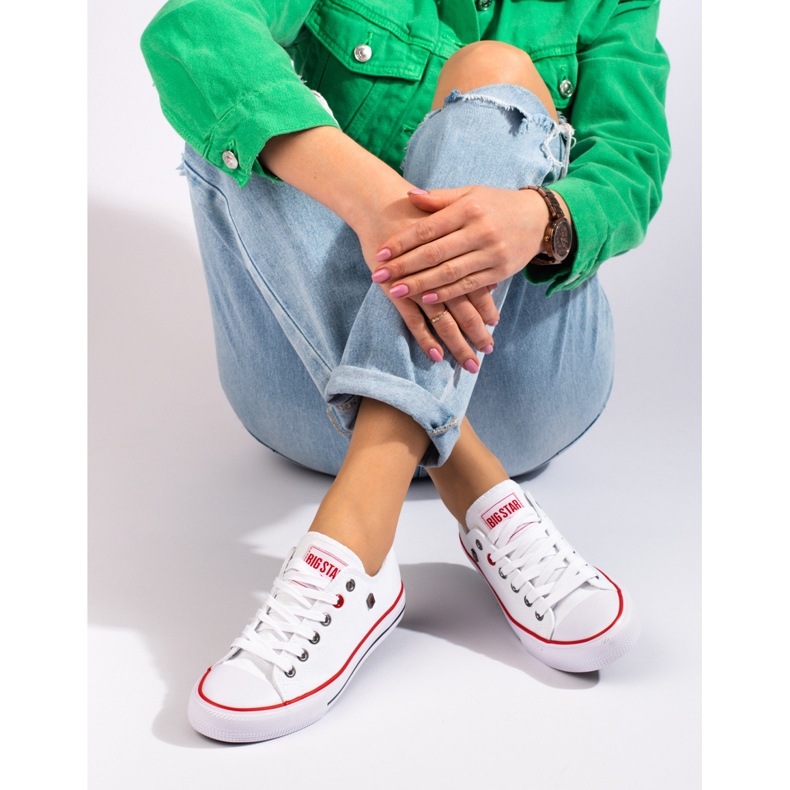 Big Star T274022101 vita klassiska sneakers 1