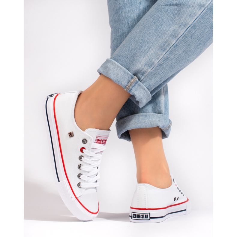 Big Star T274022101 vita klassiska sneakers 2