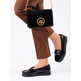 W. Potocki Lackade dam loafers Potocki svart 2