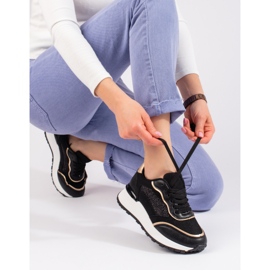 Plattsneakers för dam Shelovet svart 1