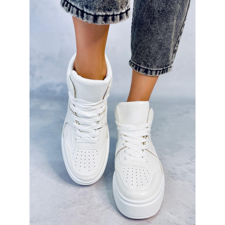Erva White high-top sneakers vit 1