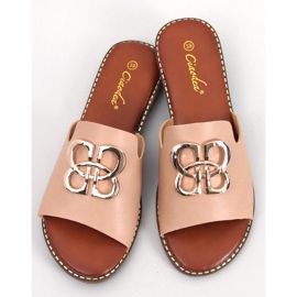 BM Ebony Aprikos tofflor för kvinnor beige 1