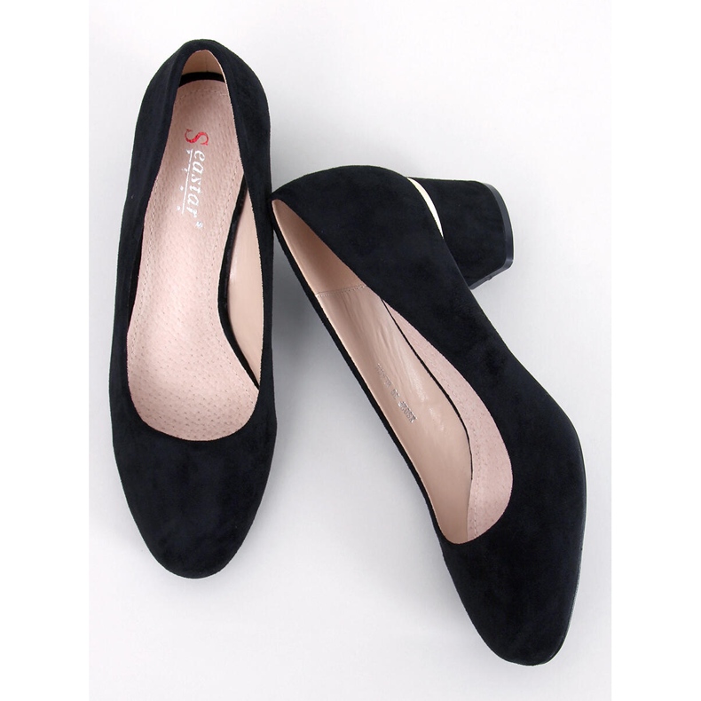 Seastar Chelsea Black Round Toe Pumps svart 1