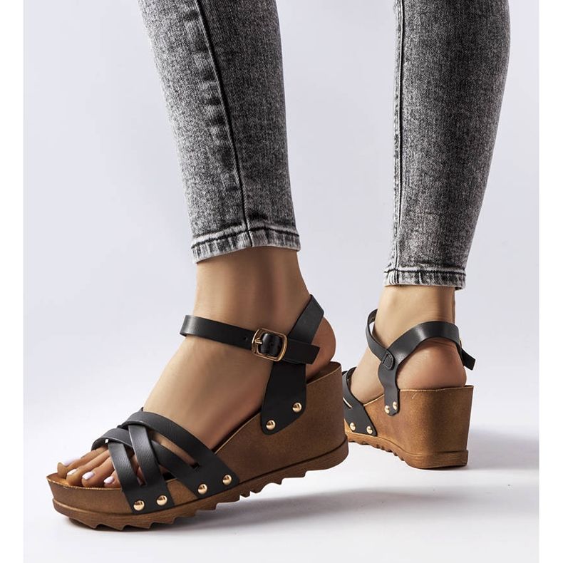 Svarta sandaler från Audric 1