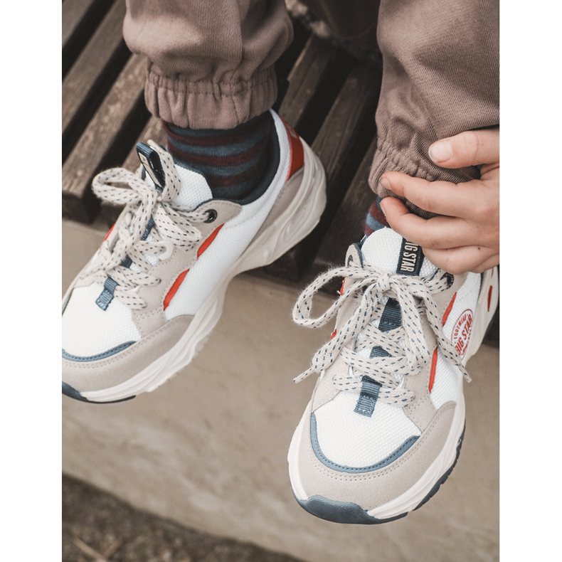 Barnsportskor Memory Foam System Big Star JJ374269 Vit 1