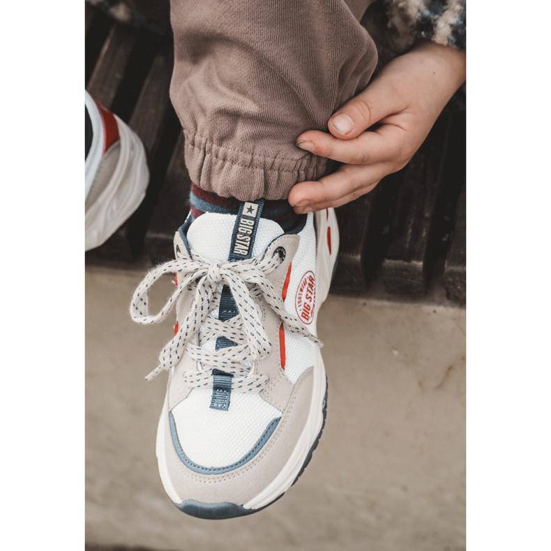 Barnsportskor Memory Foam System Big Star JJ374269 Vit 2