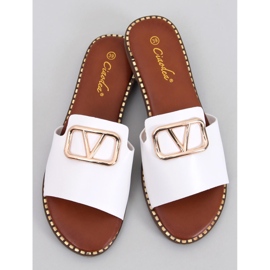 BM Tonya White damtofflor vit 1