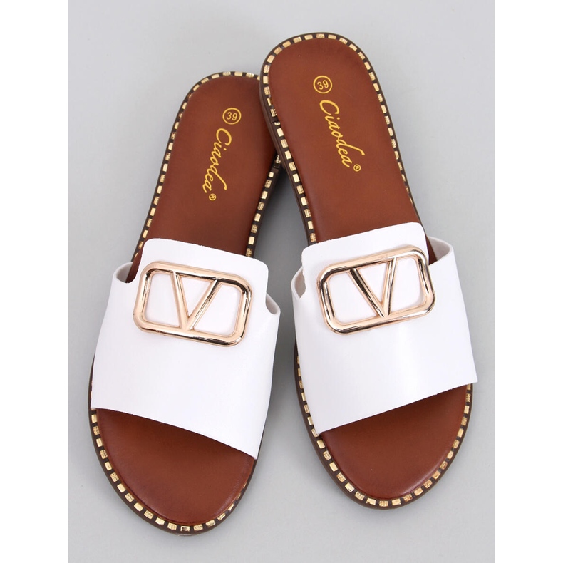 BM Tonya White damtofflor vit 1