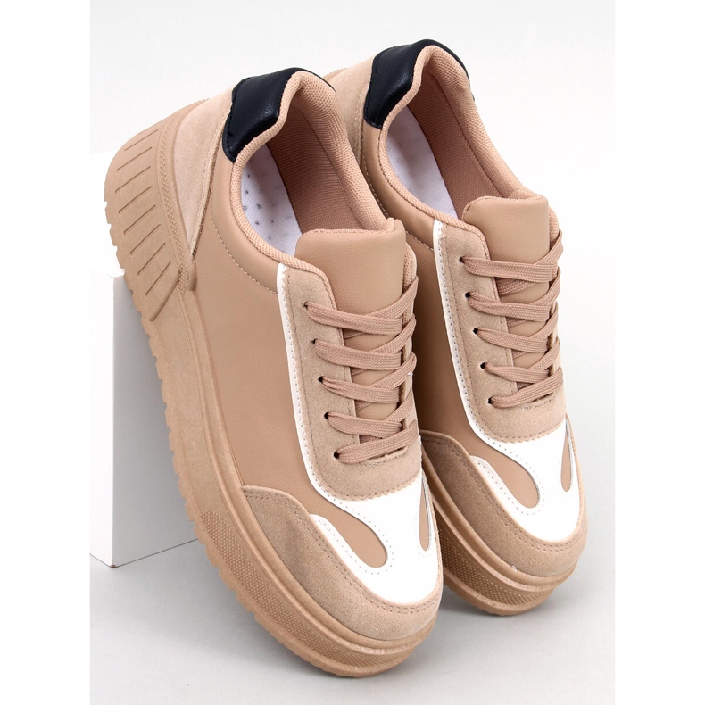 BM Plattform Sneakers Griffin Khaki beige 1