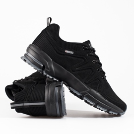 Svarta DK textil sportskor för män 1