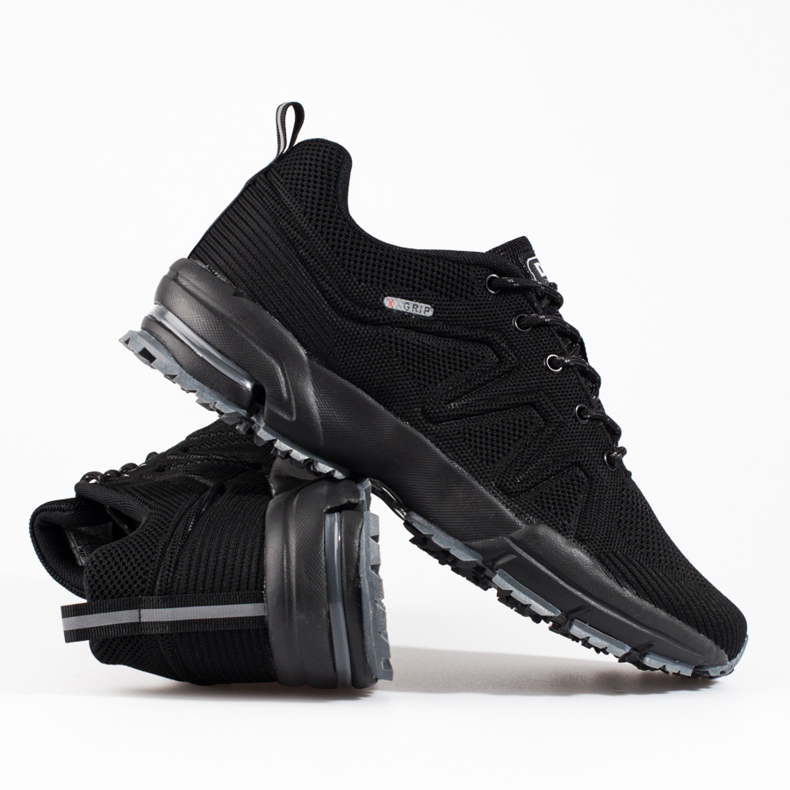 Svarta DK textil sportskor för män 1