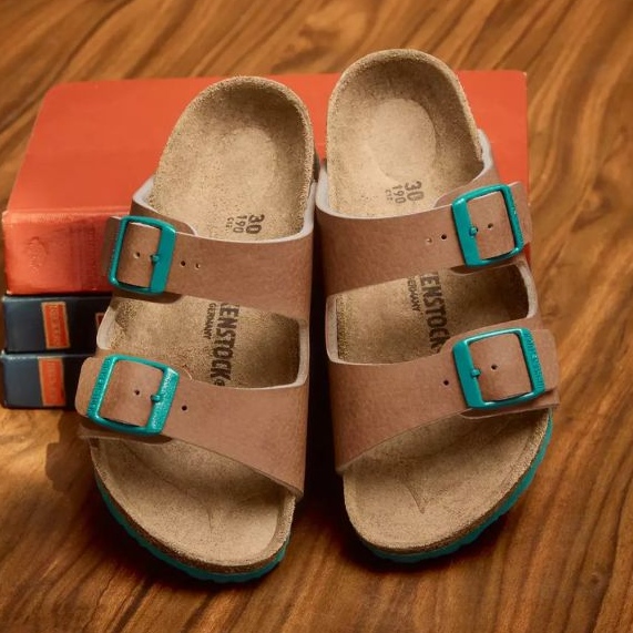 Birkenstock Arizona Bs Jr 1023406 tofflor brun 1