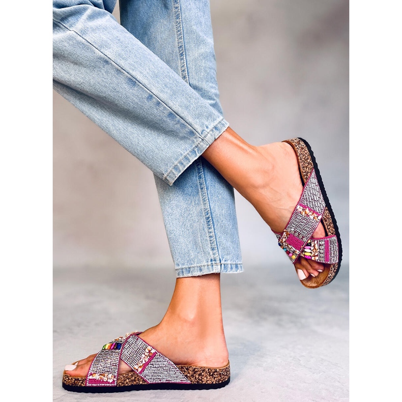 Rezai Fuchsia pärlglas kork rosa 1