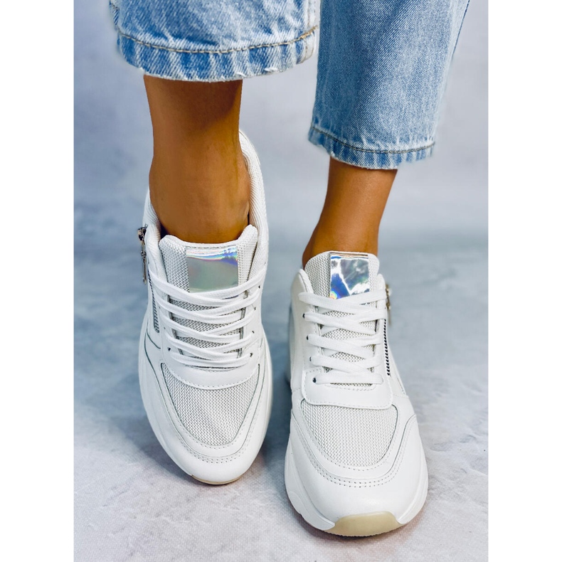 BM Mcbride White wedge sneakers vit 1