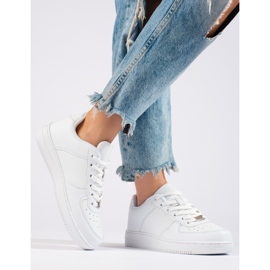 Klassiska vita Shelovet sportskor för kvinnor 1