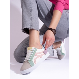 Shelovet flerfärgade sportskor för kvinnor mångfärgad 1