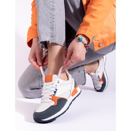 Damsportskor Shelovet vit och marinblå 1