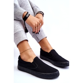 Damsneakers Slip-On Big Star LL274392 Svart 3