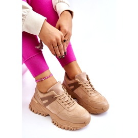 PG1 Fashionabla Sportskor Sneakers Beige Frezio 5