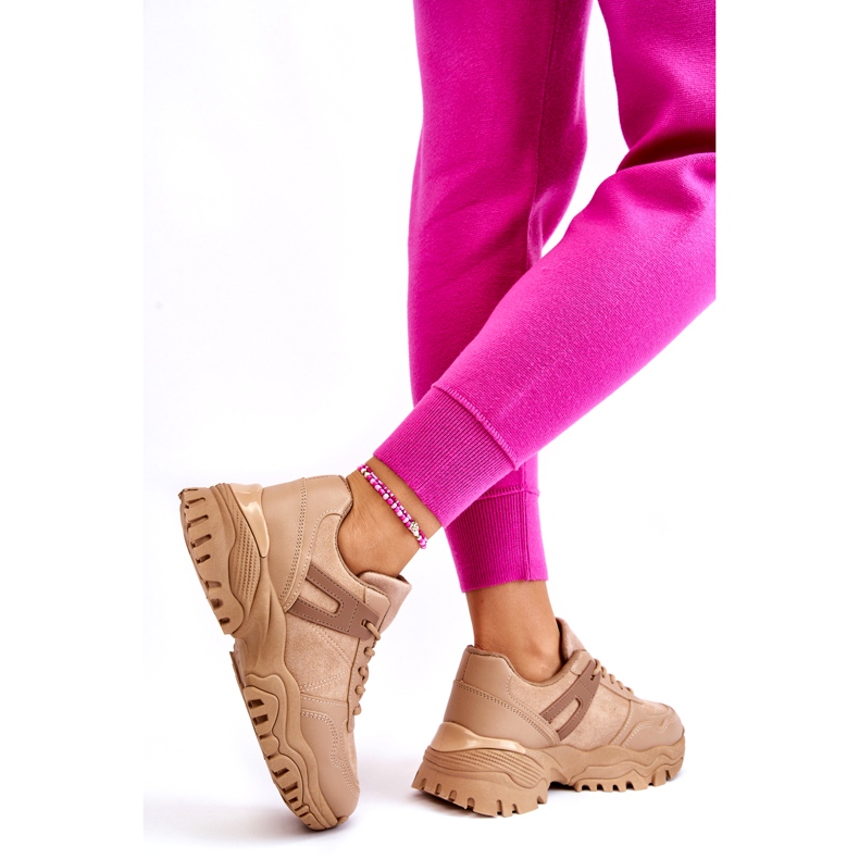 PG1 Fashionabla Sportskor Sneakers Beige Frezio 3