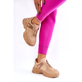 PG1 Fashionabla Sportskor Sneakers Beige Frezio 4