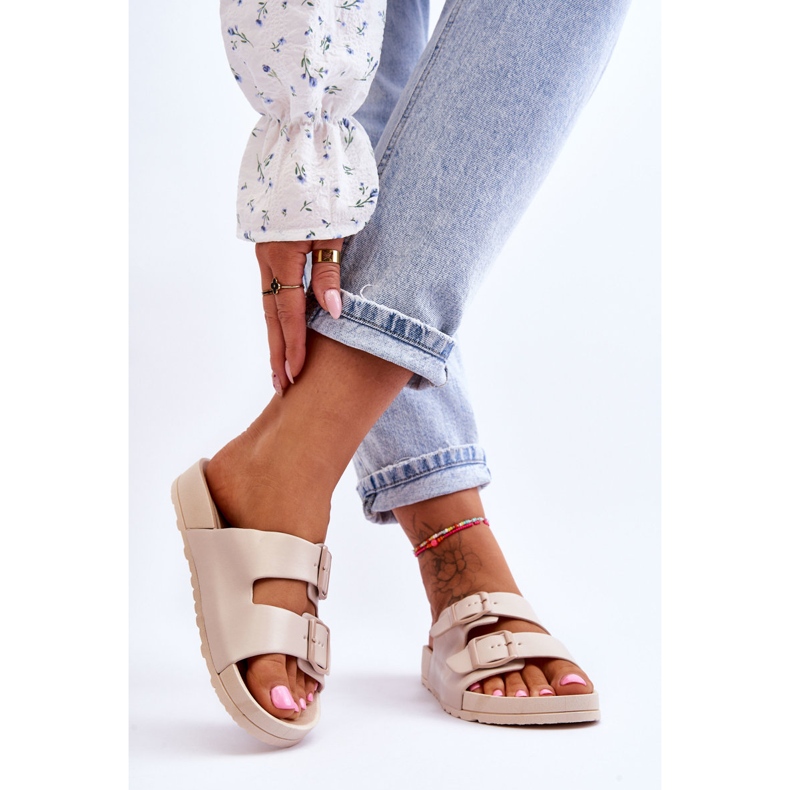 PS1 Vertigo Beige Platform Tofflor dam 2