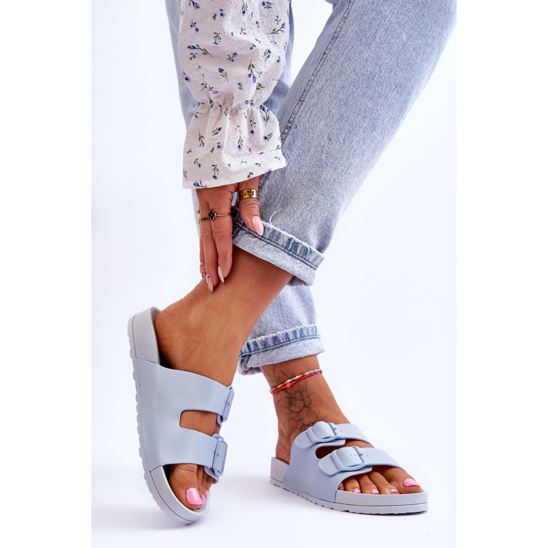 PS1 Blå Vertigo Platform Tofflor damer 2