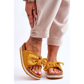 PG1 Plattform Flip Flops Gul Så Bekväm 1