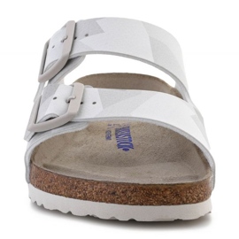Birkenstock Arizona Desert Soil Geo M 1024881 tofflor vit 1