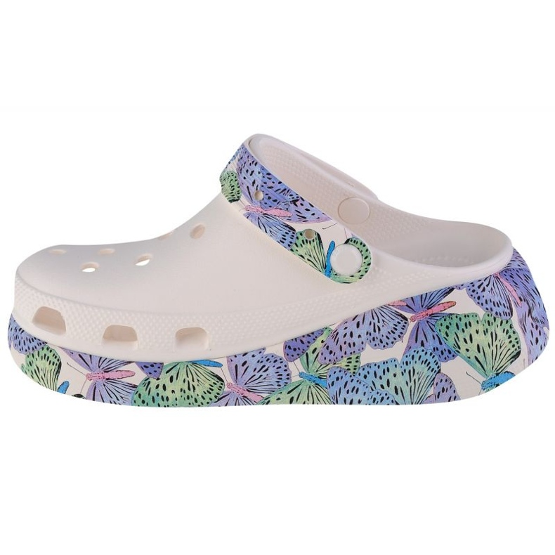 Träskor Crocs Classic Crush Butterfly Sandal W 208258-94S vit 1
