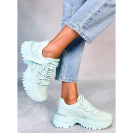 BM Bains Green wedge sneakers grön 1