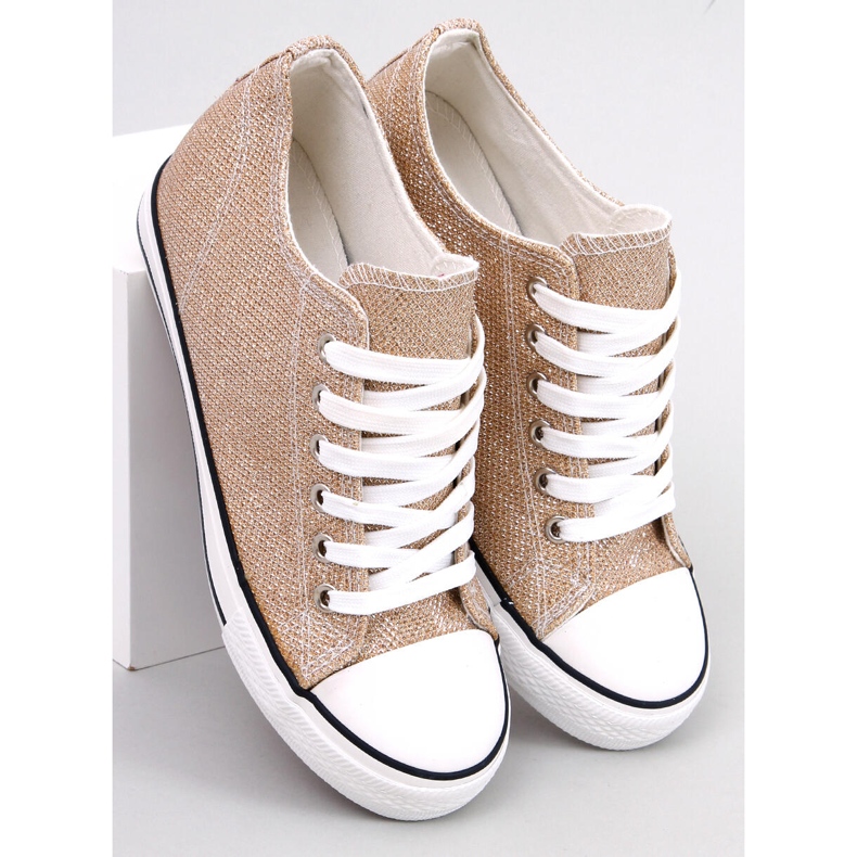 Foss Golden wedge sneakers gyllene 1