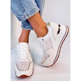 Gilmore Beige wedge sneakers 1