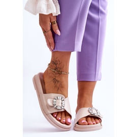 BM Plattformstofflor för kvinnor med Beneca Beneca-dekoration beige 1