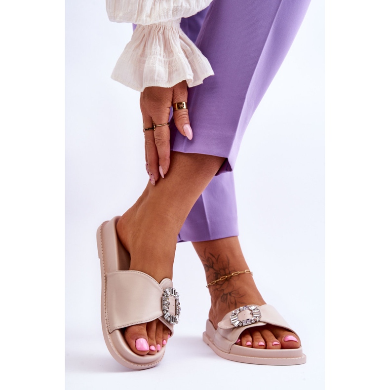 BM Plattformstofflor för kvinnor med Beneca Beneca-dekoration beige 2