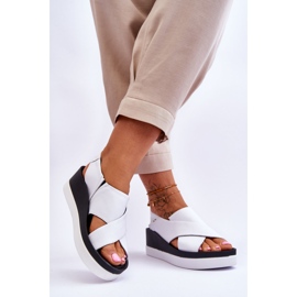 Lemar Vita Morgan Leather Wedge Sandaler 2