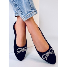 Batten Black Mandel Toe Ballerinas svart 1