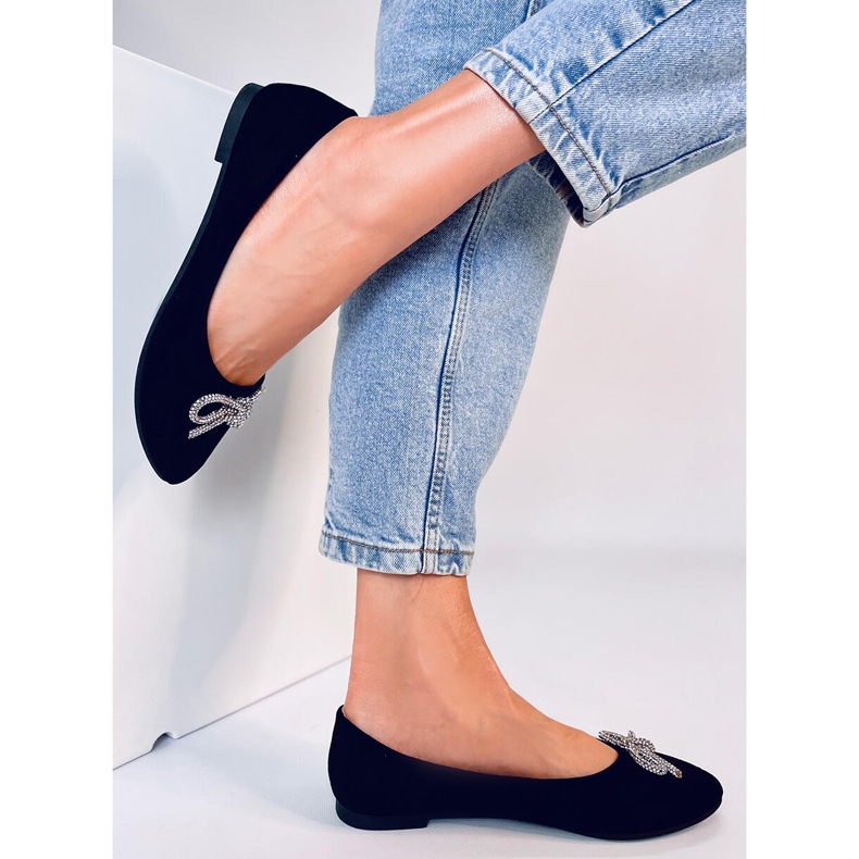 Batten Black Mandel Toe Ballerinas svart 2