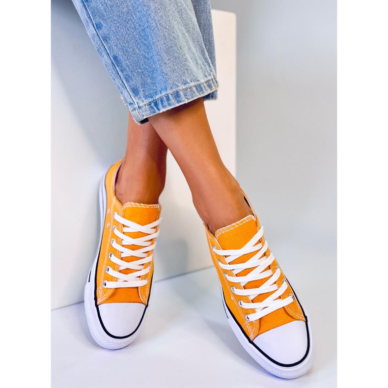 BM Fargis Yellow klassiska sneakers för kvinnor gul 2