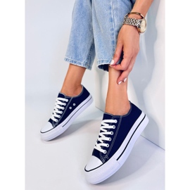 BM Klassiska damsneakers Fargis D.BLUE blå 1