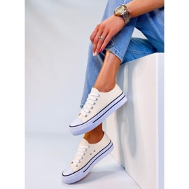 BM Fargis Beige klassiska sneakers för kvinnor 2