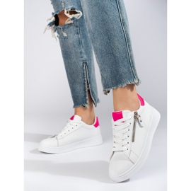 Klassiska vita Shelovet sportskor för kvinnor 1