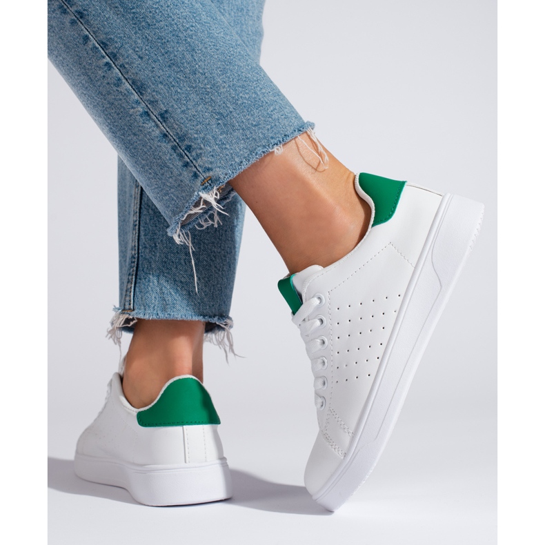 Vita bekväma Shelovet sportskor för kvinnor 1