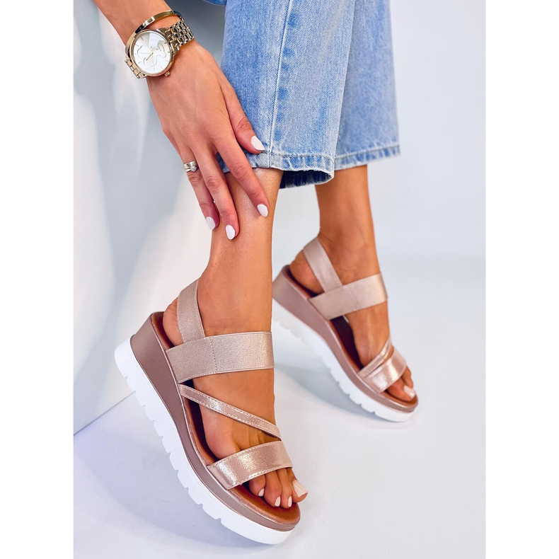 BM Carlton Champagne sandaler rosa 2