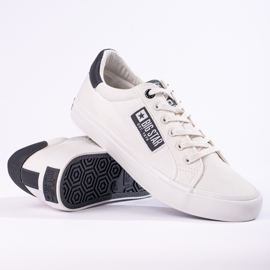 Big Star vita sneakers för män JJ174259 2