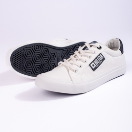 Big Star vita sneakers för män JJ174259 1