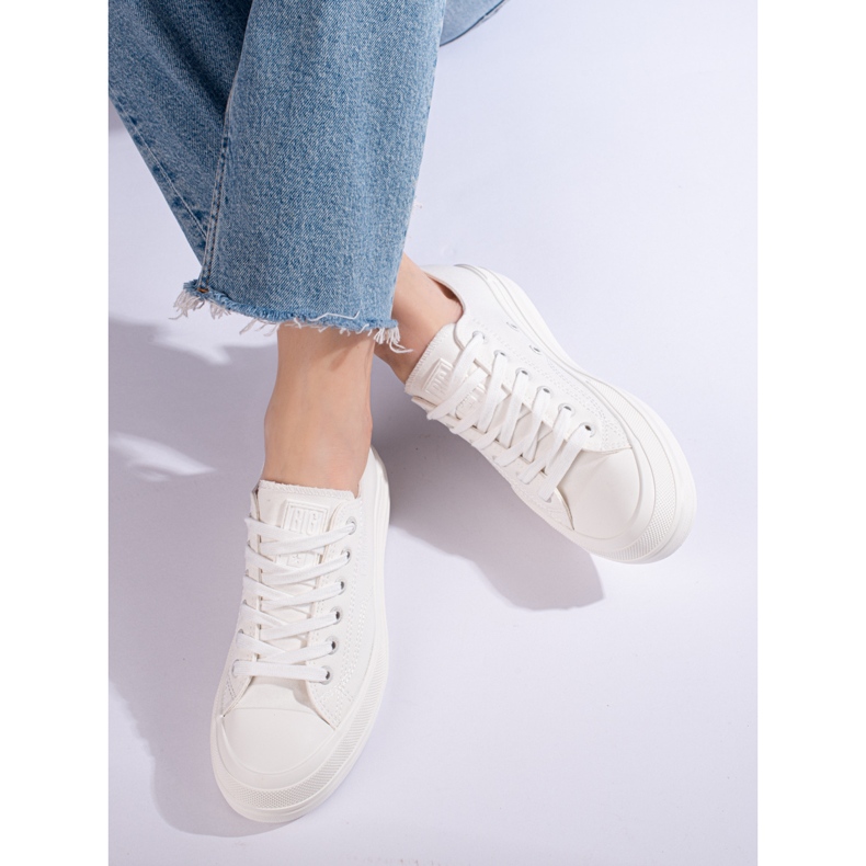 Damsneakers på plattformen vita Big Star LL274968101 1
