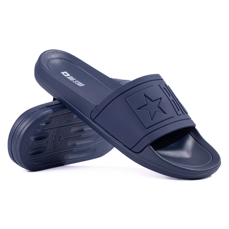 Big Star DD174688 marinblå tofflor för män 2